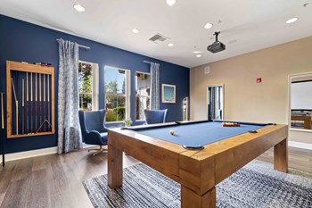 Upgraded Game Room at the Ascent at the Galleria in Roseville, California